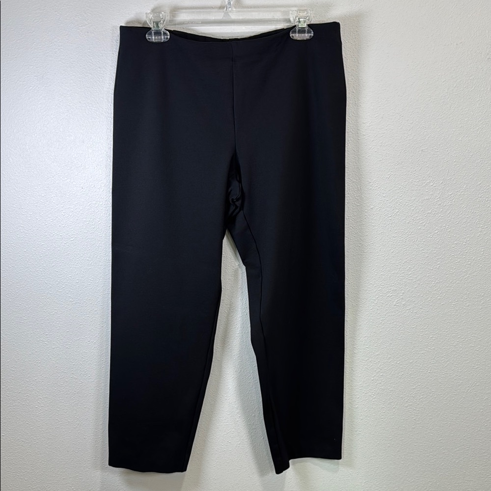 Eileen‎ Fisher Black Dress Pants Straight-Leg